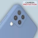 Pikkme Back Cover for Samsung Galaxy M32 4G / M32 Prime / F22 4G | Camera Protection Shockproof Soft Matte Silicone Bumper Case (Aqua Blue) gallery image