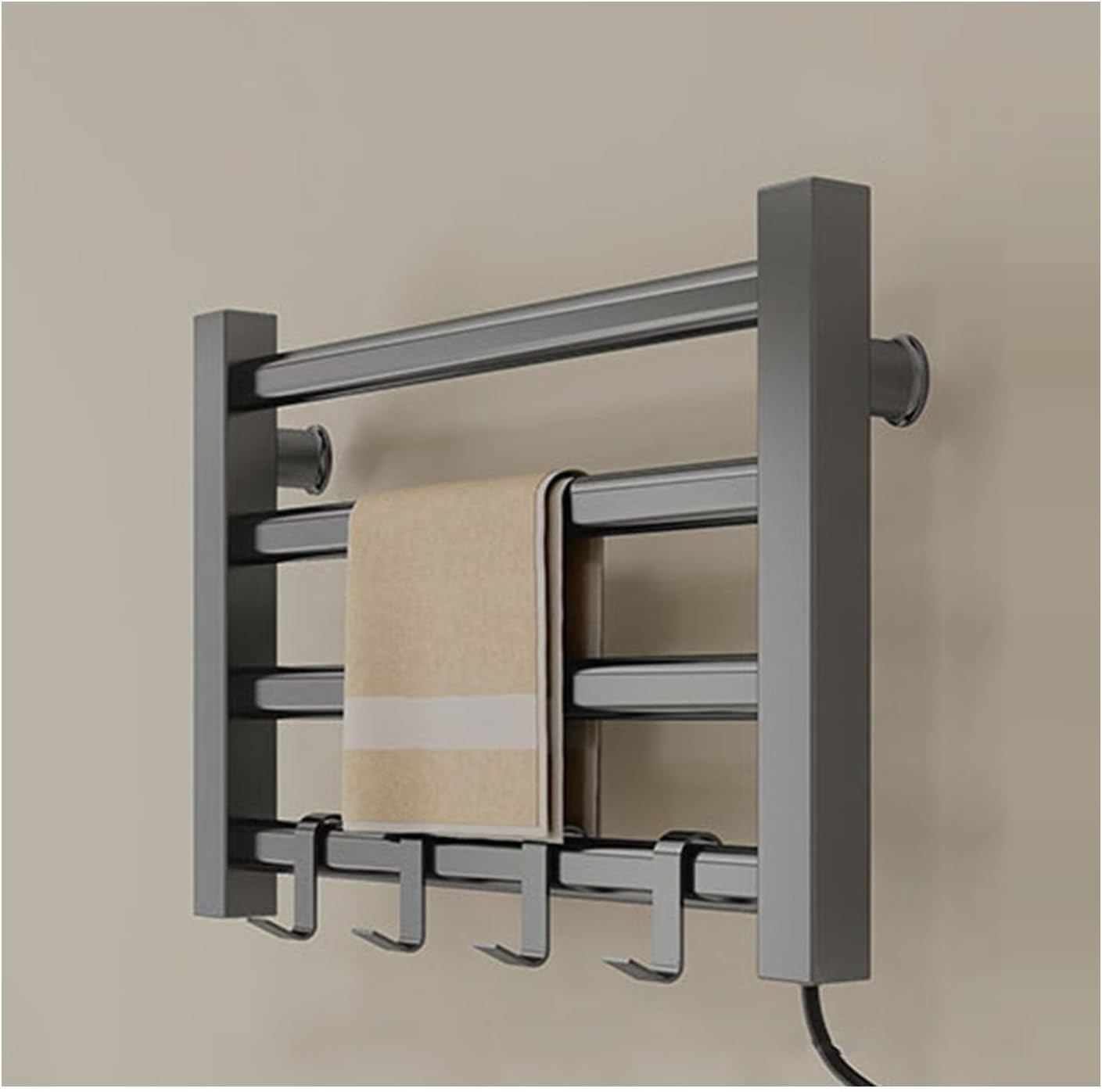 Amazon.com: Electric Hot Towel Rack 4 Bars, Small Heated Towel Warmers ...