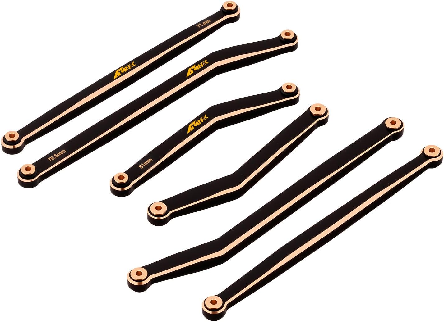 Brass Counterweight High Clearance Links for Axial 1/24 SCX24 Gladiator & DodgePower Wagon RC Crawler Upgrades Part