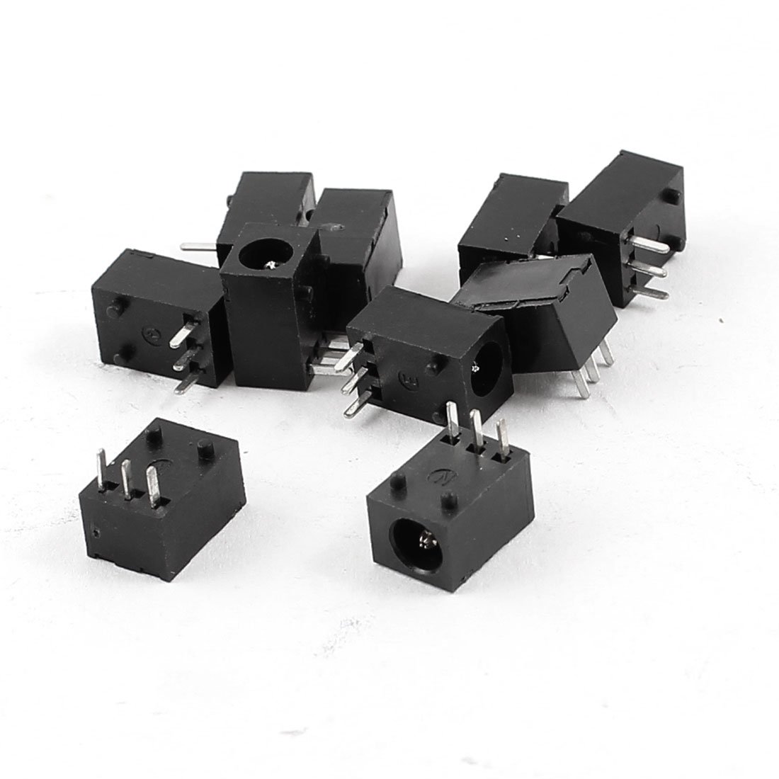 Amazon.co.jp: uxcell PCB DC ジャック 3.5mm x 1.3mm 3 ピン DC