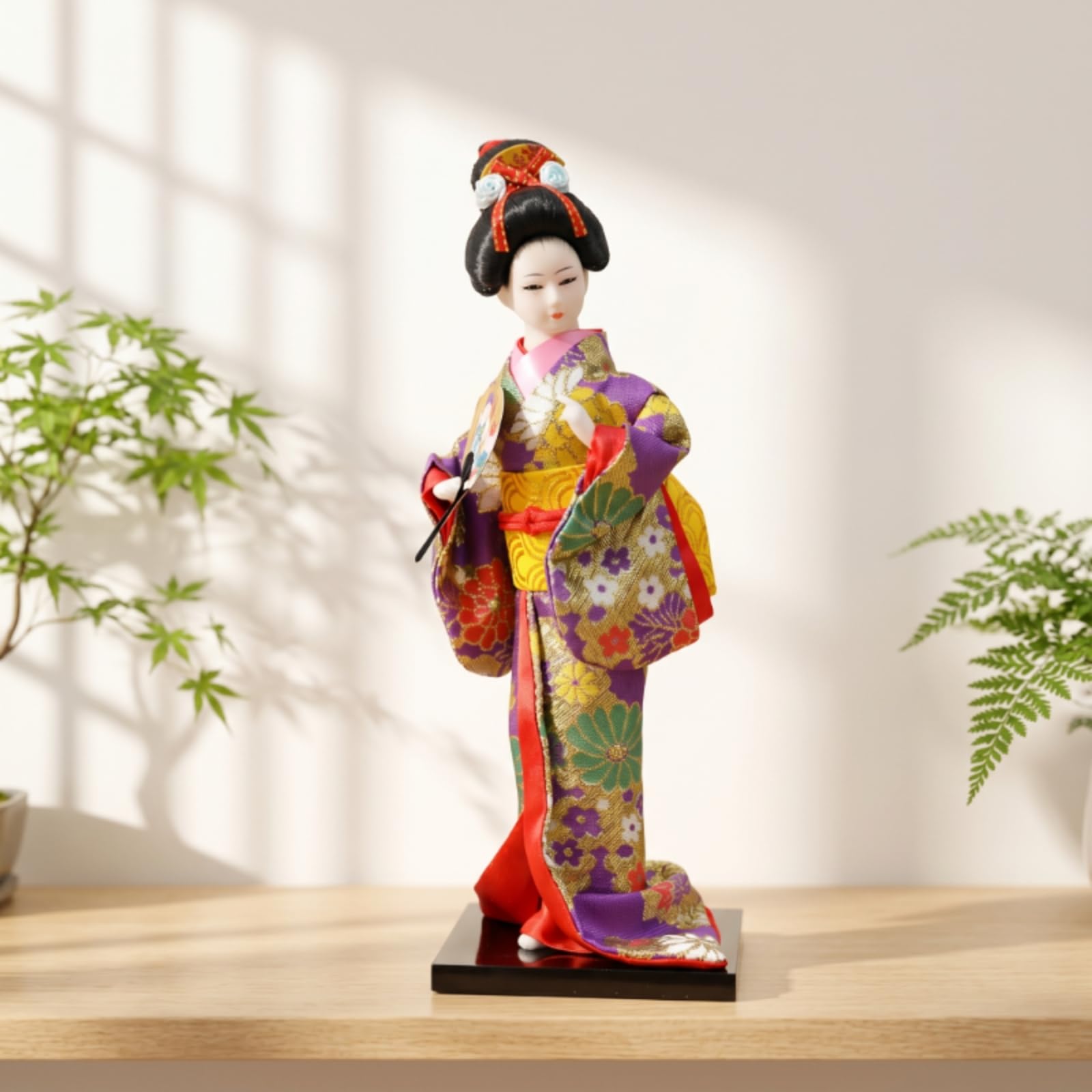 Amazon.co.jp: Fonowx 芸者人形 伝統工芸 手作り 本格造形 繊細造作