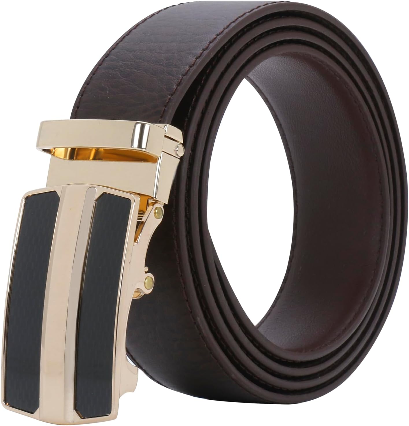 Labnoft Men's Auto Lock PU Leather Belt