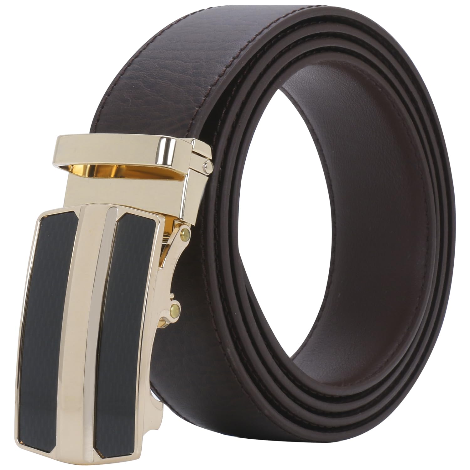 Labnoft Men's Auto Lock PU Leather Belt