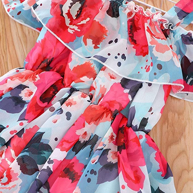 Buy & Try Girl's Frock Multicolour - Image 5 thumbnail