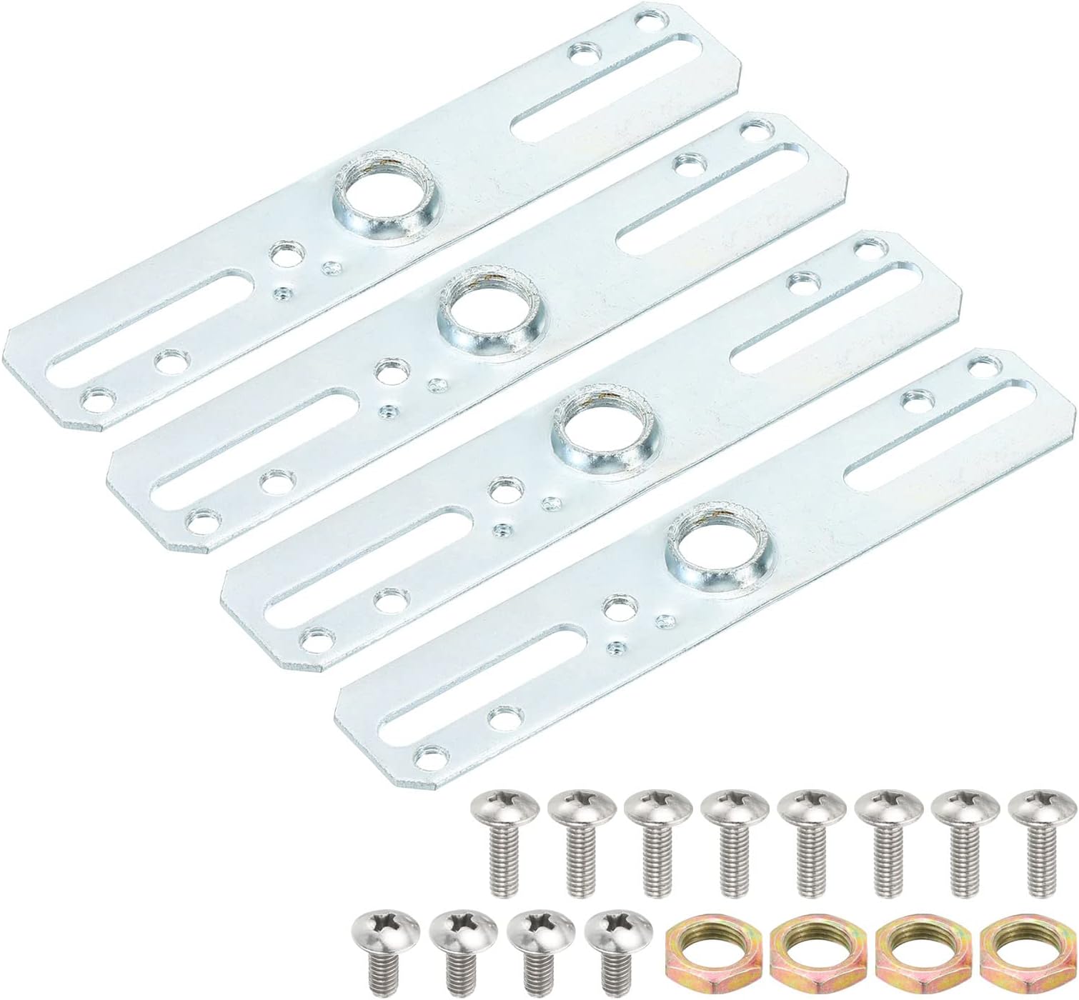 MECCANIXITY Light Fixture Crossbar Kit, 100x20mm Mounting Bracket