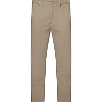 Tommy Hilfiger Uomo Pantaloni Chino Bleecker Essential Twill Slim Fit, Beige (Beige), 30W, 34L