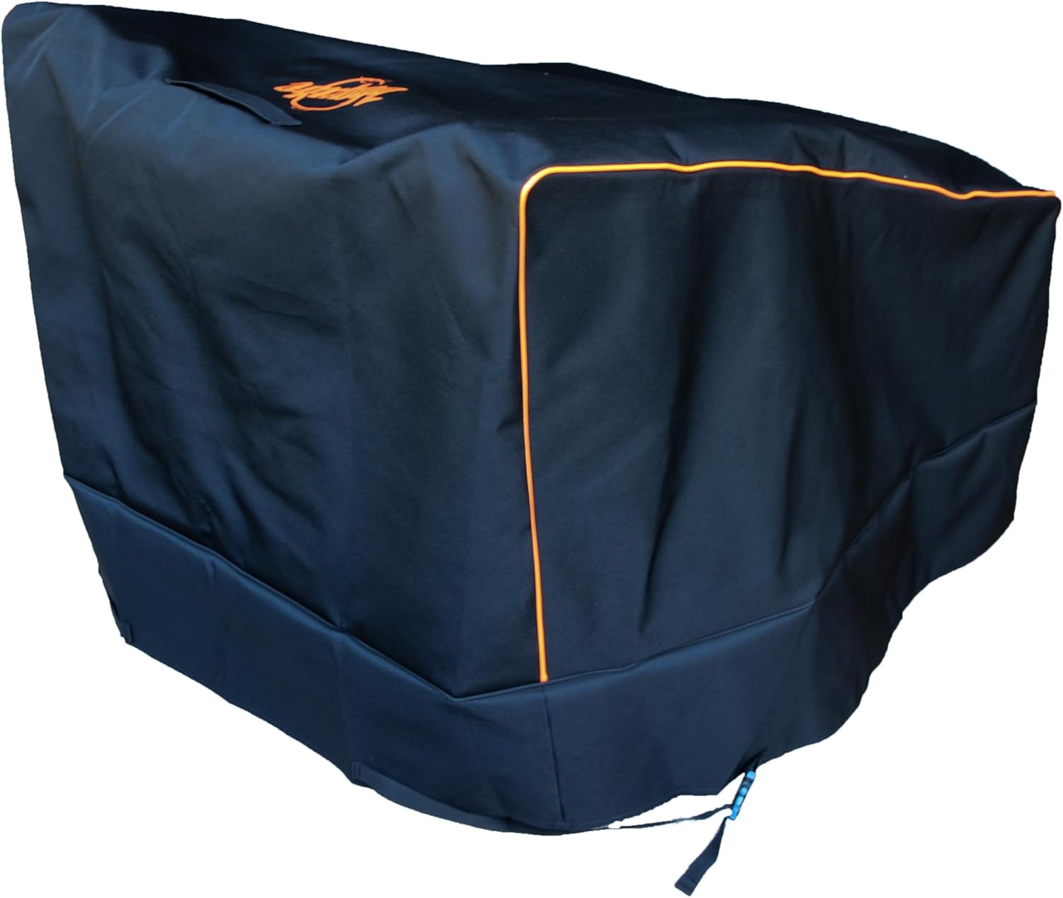 900D Nylon Heavy Duty Patio/Lawn Chair Cover with Handle, Orange Piping, 33 inches, Waterproof, Outdoor Furniture