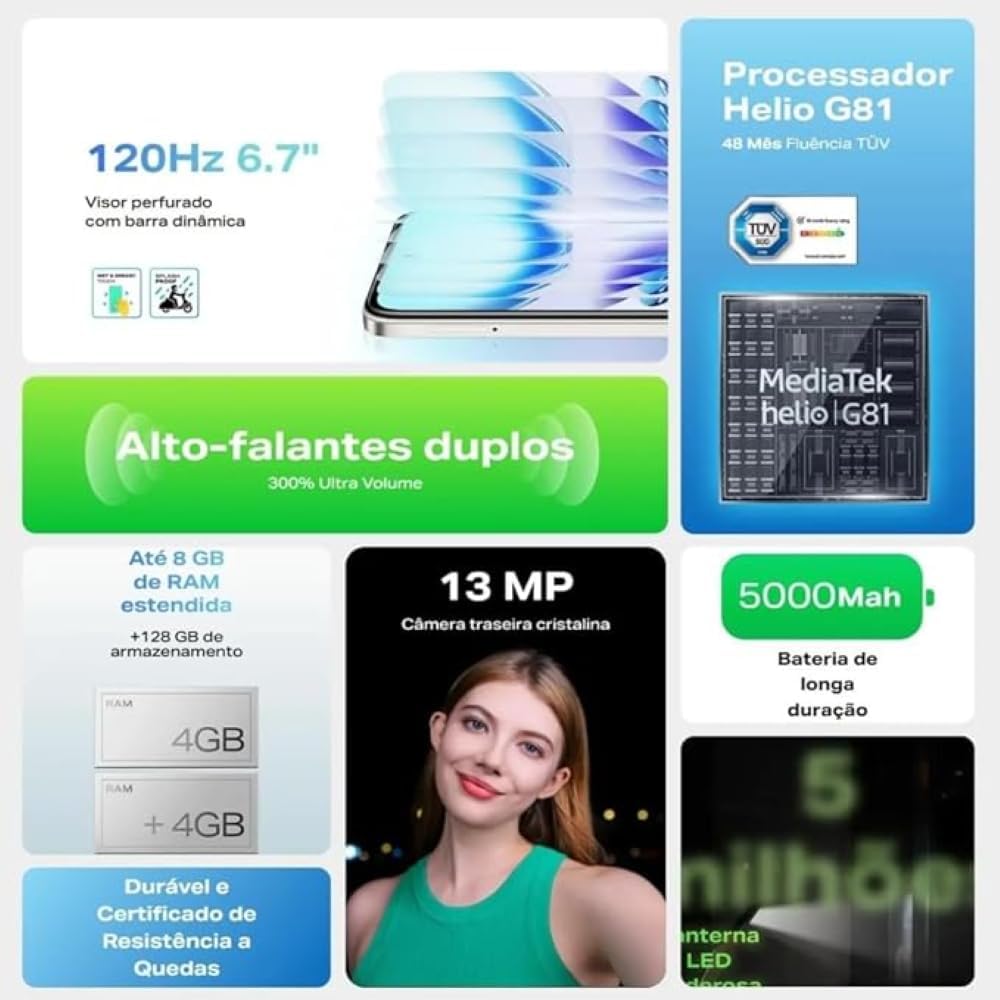 Infinix Smart 9 key features graphic