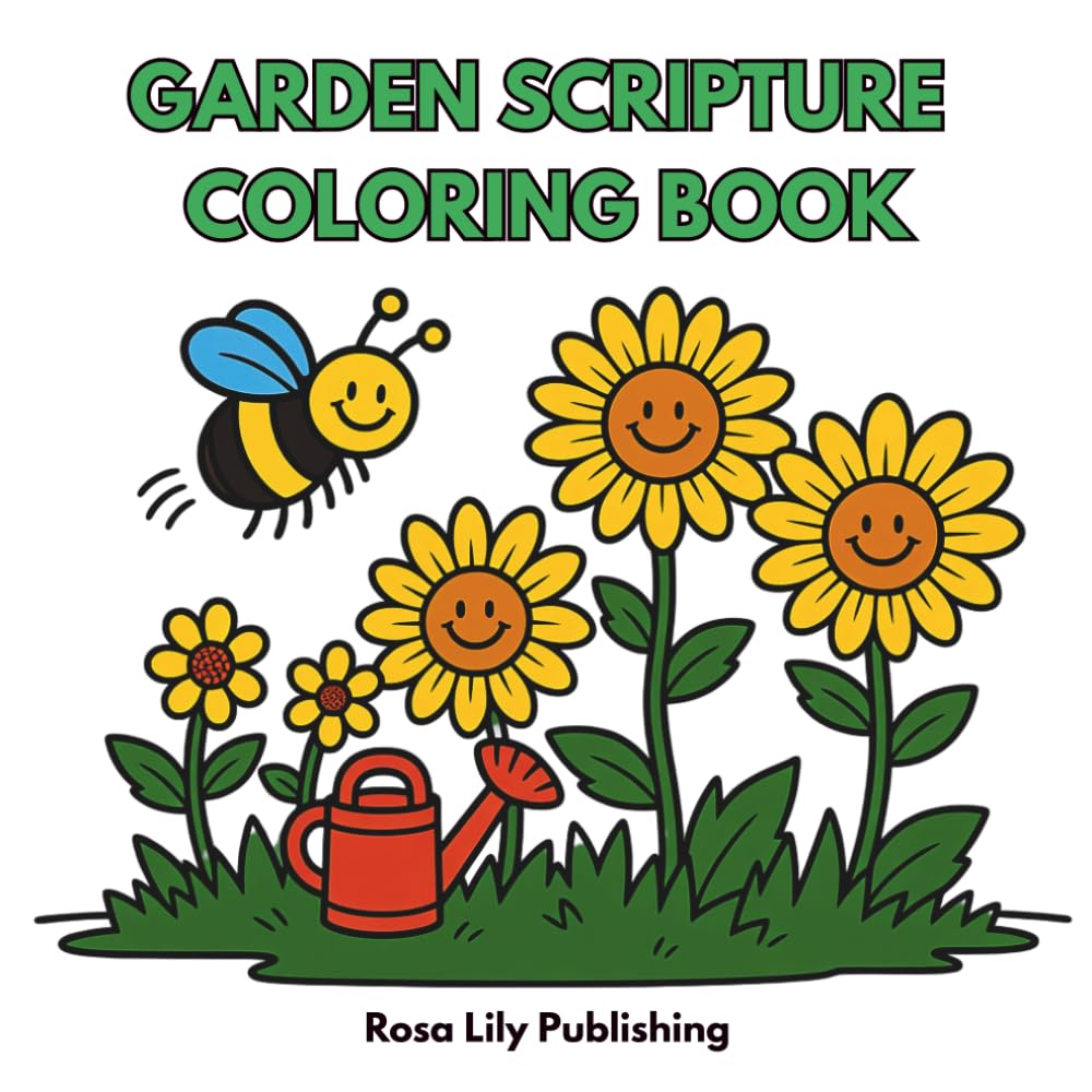 Garden Scripture Coloring Book