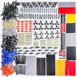 ASTEM Technic EV3 Replacement Building Blocks - Regular Size Mechanical Parts, Axles with Center Stop, Bionicle 1*3 Tooth With Axle Hole
