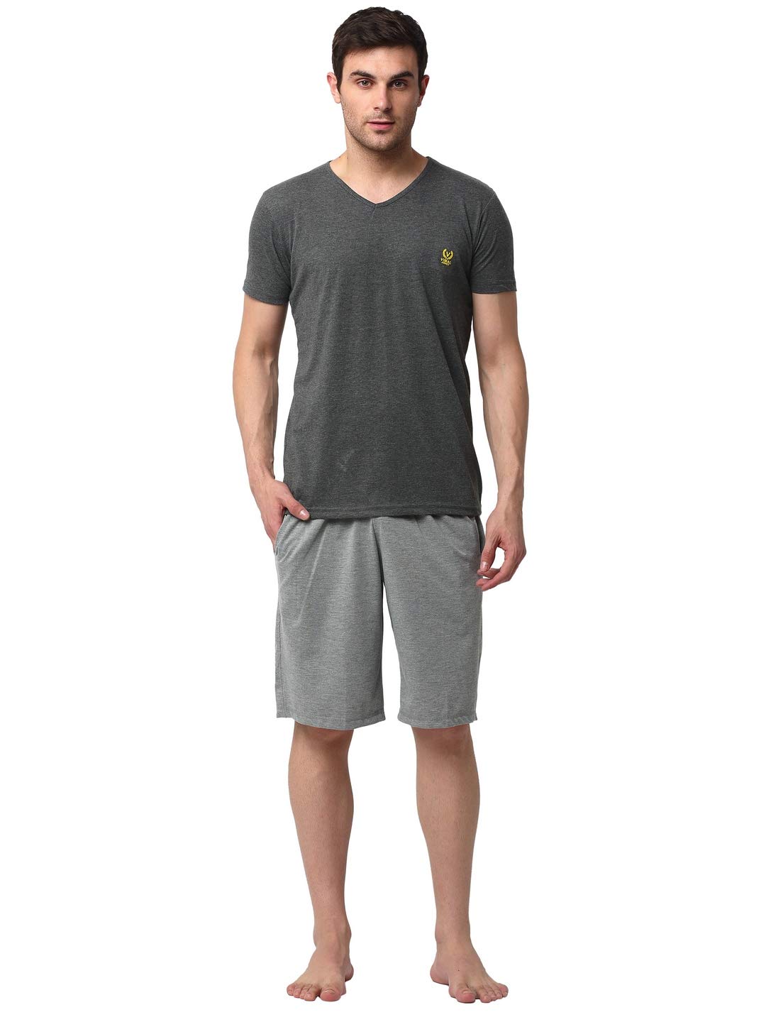 Regular Fit Mens Night Suits(Pack of 2-MACK631771)-image-10