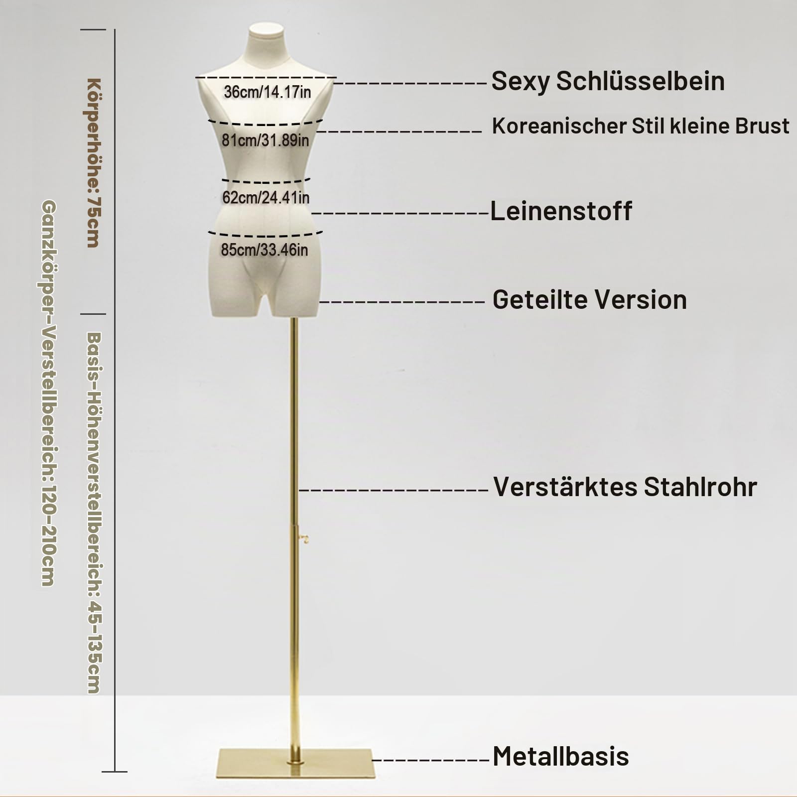 Schaufensterpuppe Weiblich Schneiderpuppe