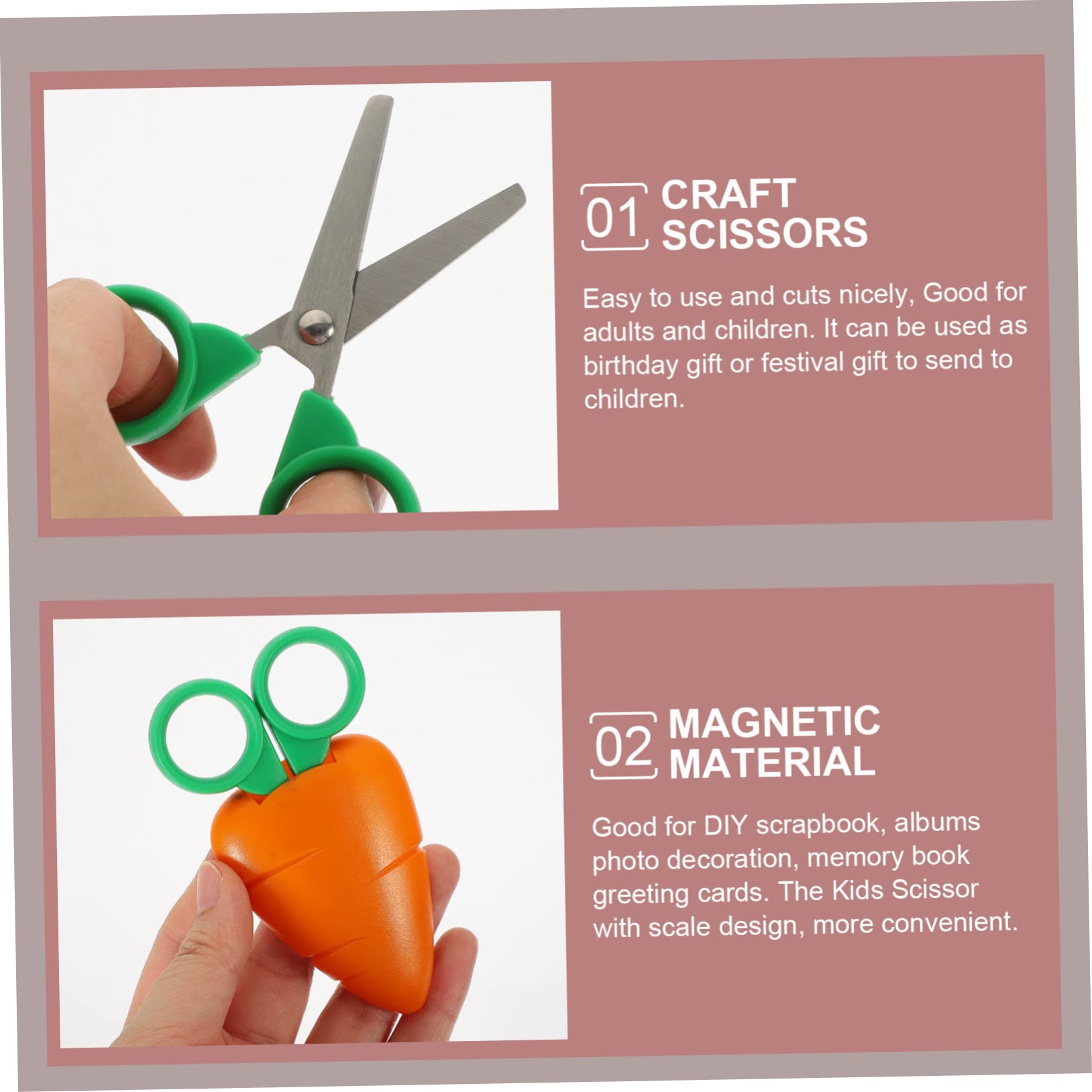 Lurrose 15pièces Ciseaux De Sécurité Colorés Pour Garçon Fille Pour Bricolage Ciseaux Adaptés Aux Tout-petits Et Aux Garçon Fille Pour École Activités Manuelles