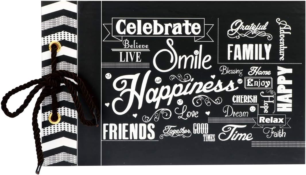 Sehaz Artworks Happiness Scrapbook | Scrap Books For Memories - 29 X 18 CM