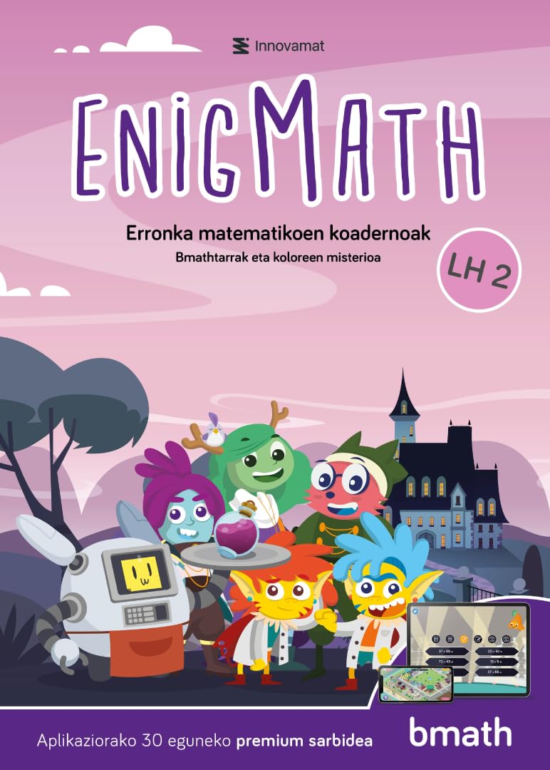 Innovamat - Enigmath LH2 - Matematikako erronken koadernoa (Enigmath Bilduma)