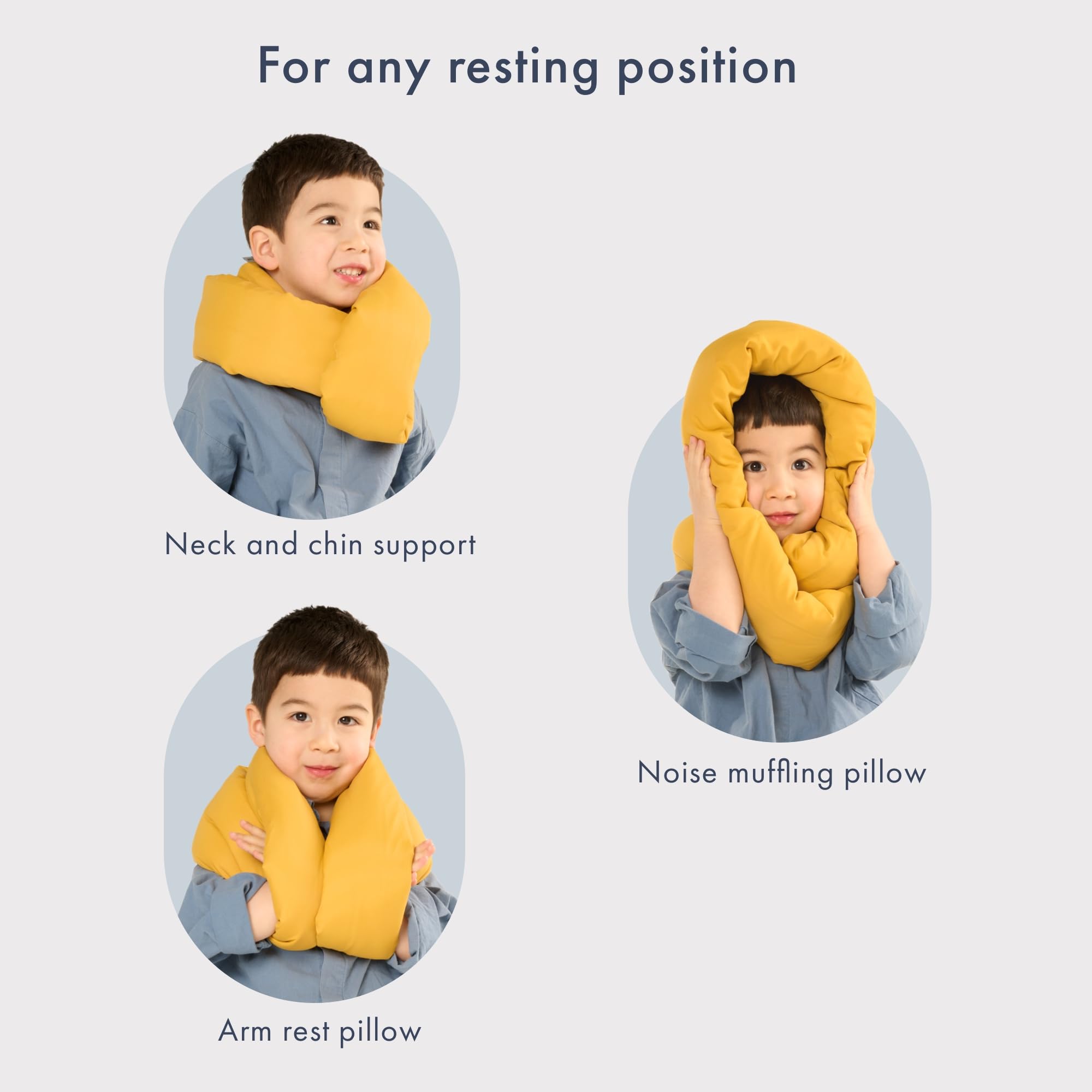 Amazon.com: Huzi Infinity Pillow Mini - Kids Travel Neck Pillow