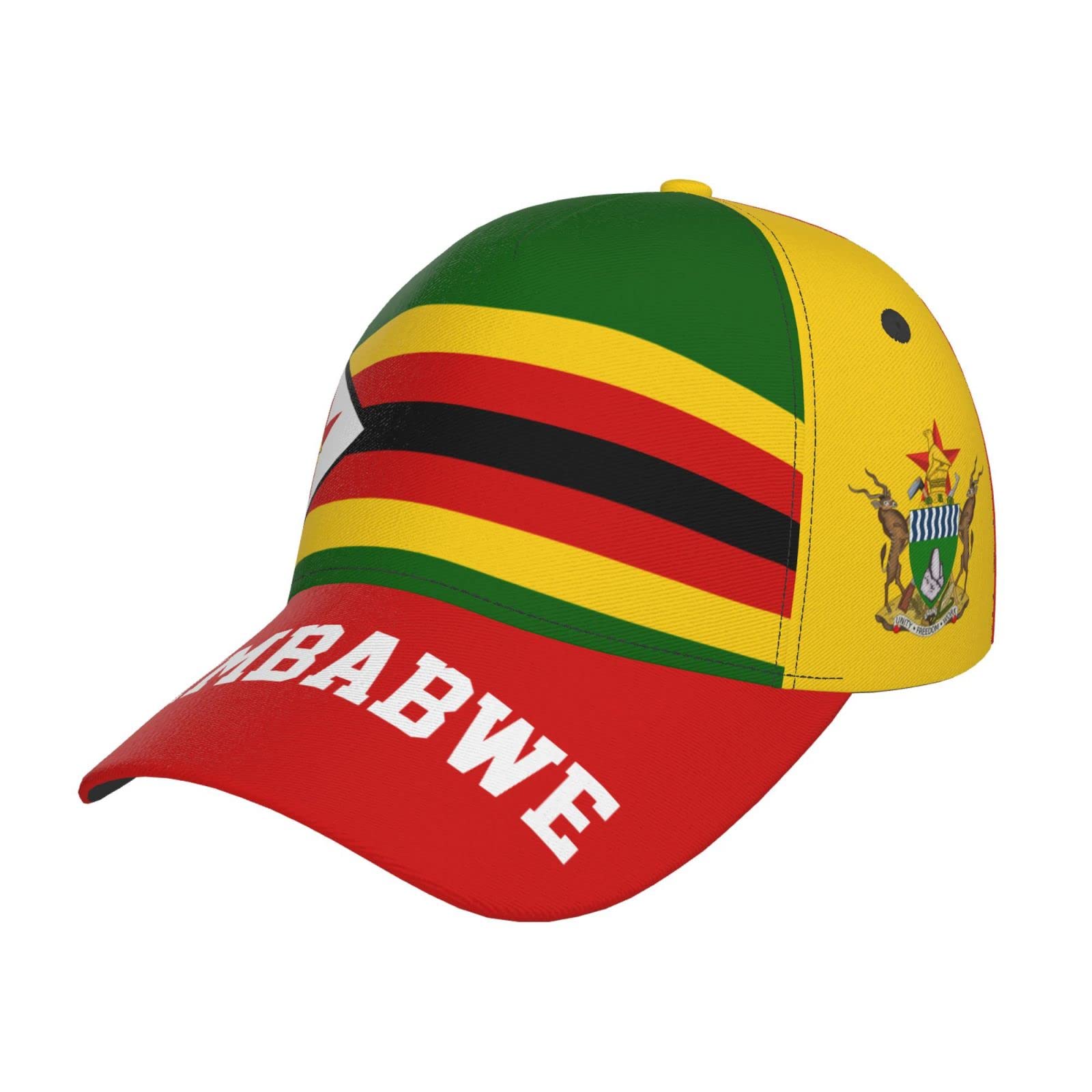 PELNYC Zimbabwe Flag Baseball Cap Patriotic Hat Adjustable Adult Unisex Hats