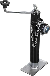 BIG RED 2000 lb Swivel Weld-On Pipe Mount Trailer Jack ATR39003R - Corrosion-Resistant, Adjustable Height for Boats & Trailers