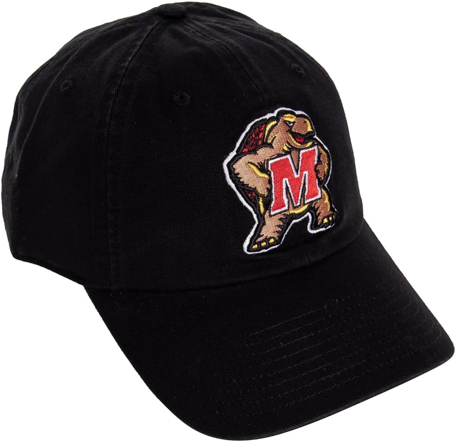 Desert Cactus University of Maryland Baseball Hat Terrapins Terp Brimmed Embroidered Cap Adjustable Cloth Strap Adult Type B