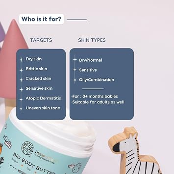 Little Rituals Baby BIO Body Butter - Nourish+ Protect Formulated with Best Plant Botanical -Pumpkin & SHEA Butter, SEABUCKTHORN Oil. Natural, Organic, Dermat Tested, Swiss Technology (100 gm)