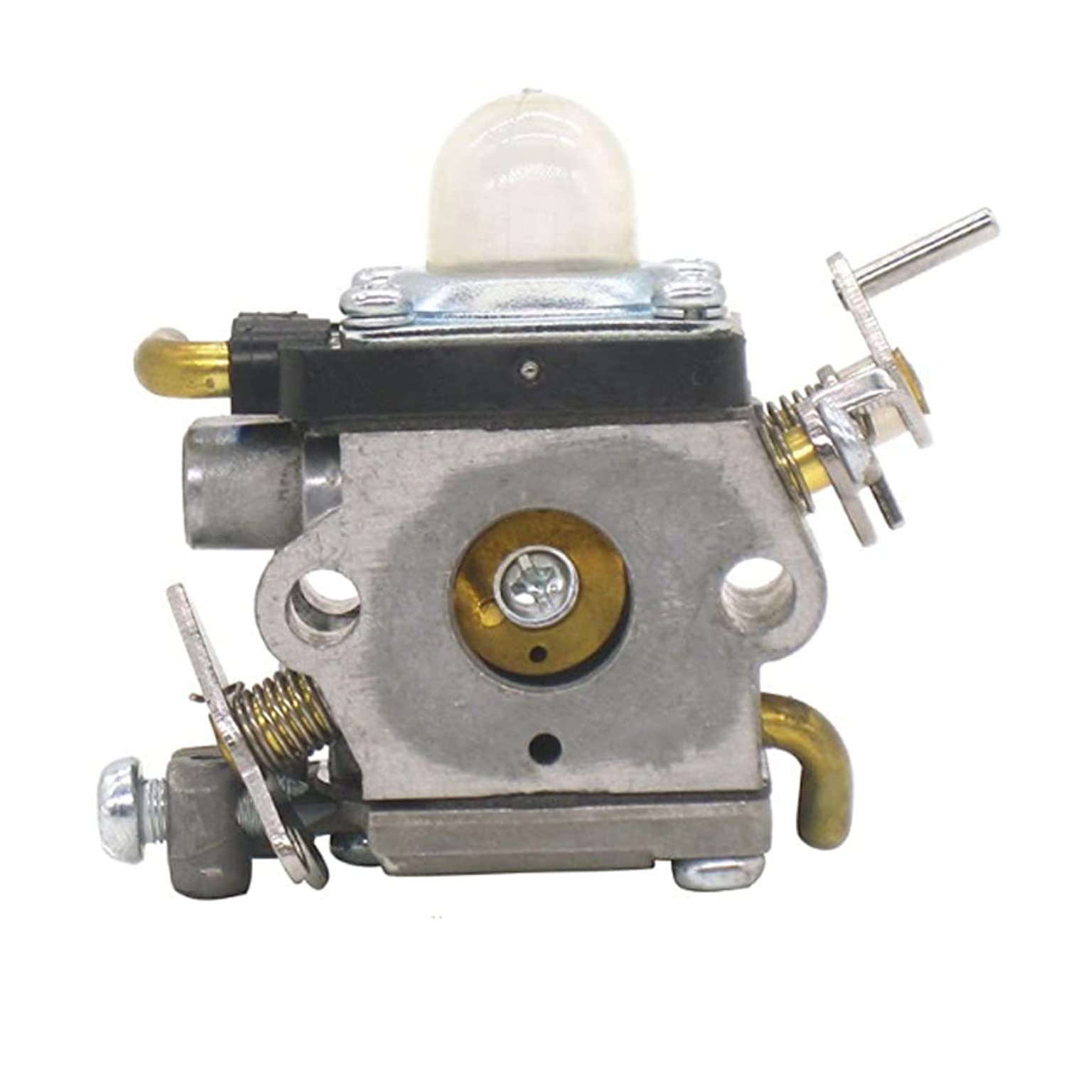 Hippotech Carburetor with Adjustment Tool Fuel Line Primer Bulb Replacement for Husqvarna Trimmer 122HD45 122HD60 Replacement for Jonsered HT2218 HT2223T
