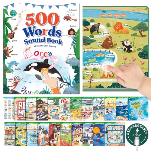 Timetome 500 Words Sound Book for Kids
