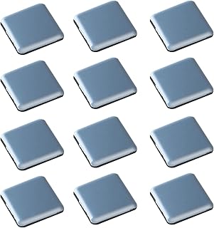 Kitchen Appliance Sliders,12 Pcs Self Adhesive Appliance Sliders Compatible with Most Coffee Makers,Air Fryers,Pressure Cooker,Blenders and Stand Mixers,Small Appliance Sliders Countertop (Square)