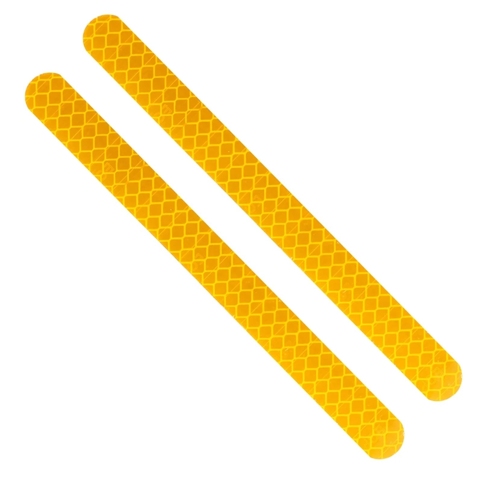 Car Rearview Mirror Reflective Stickers Warning Tape Compatible With C4 C3 Picasso C5 Aircross DS7 DS4 C-Elysee(Yellow)