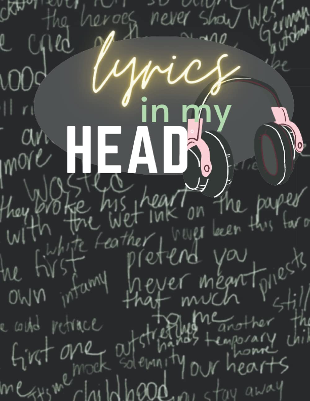Lyrics In My Head Lyrics Writing Book | Song and Lyrics Notebook | Lined/Ruled Manuscript Paper For Lyrics and Song Writing | Cream Pages Songwriting ... Lyrics Songbook, Journal for songwriting