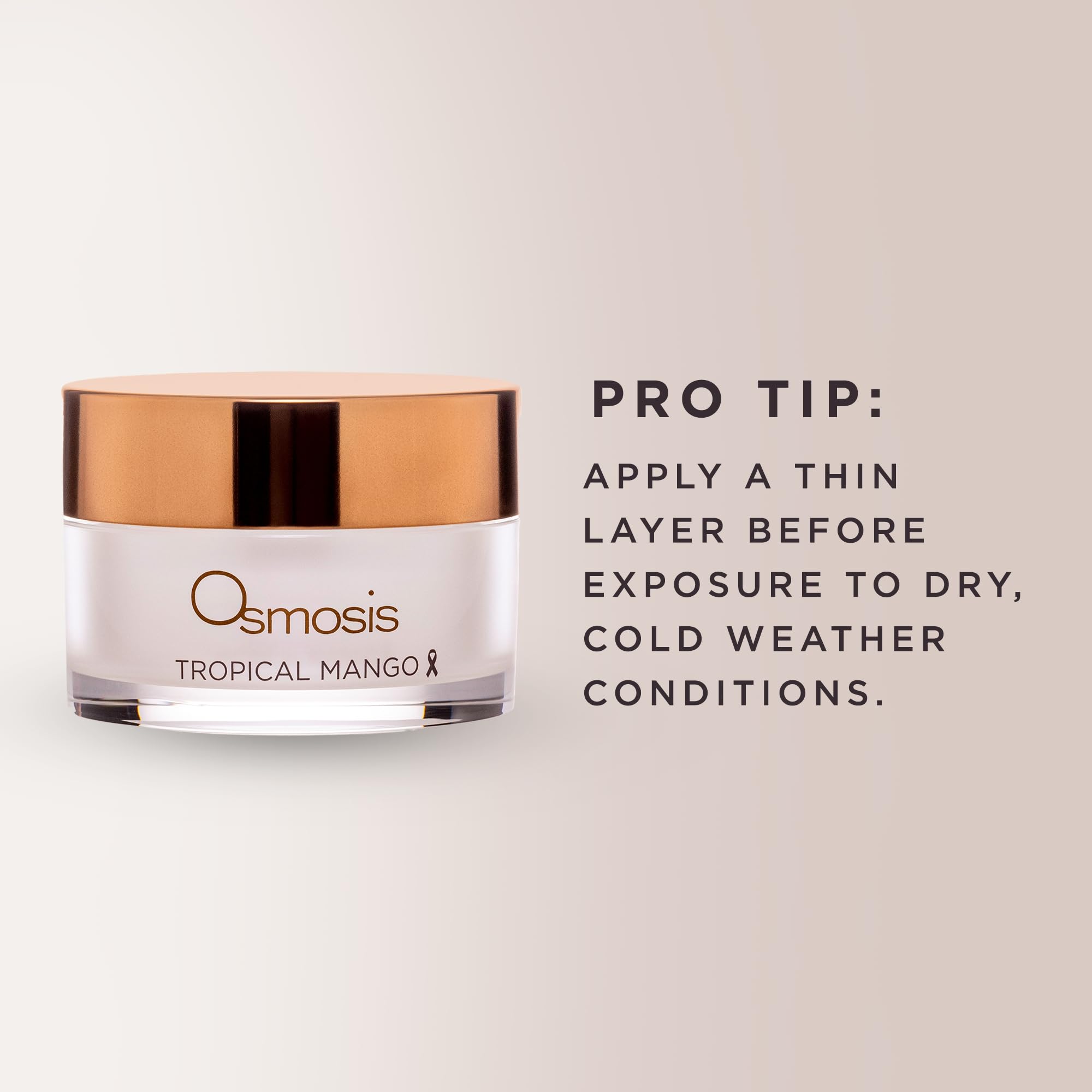 OSMOSIS TROPICAL MANGO Hydrating Barrier Repair Mask with Shea Butter, Avocado Oil, and Jojoba for Dry, Aging, and Sensitive Skin, 1 Oz