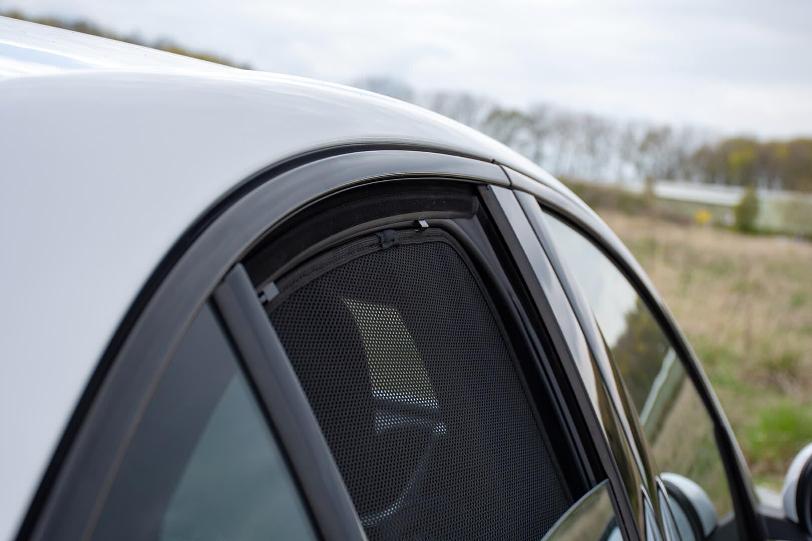 Set di Car Shades Compatibile con Alfa Romeo Giulia Berlina 2016- (4-Parti) Tendine Parasole su Misura