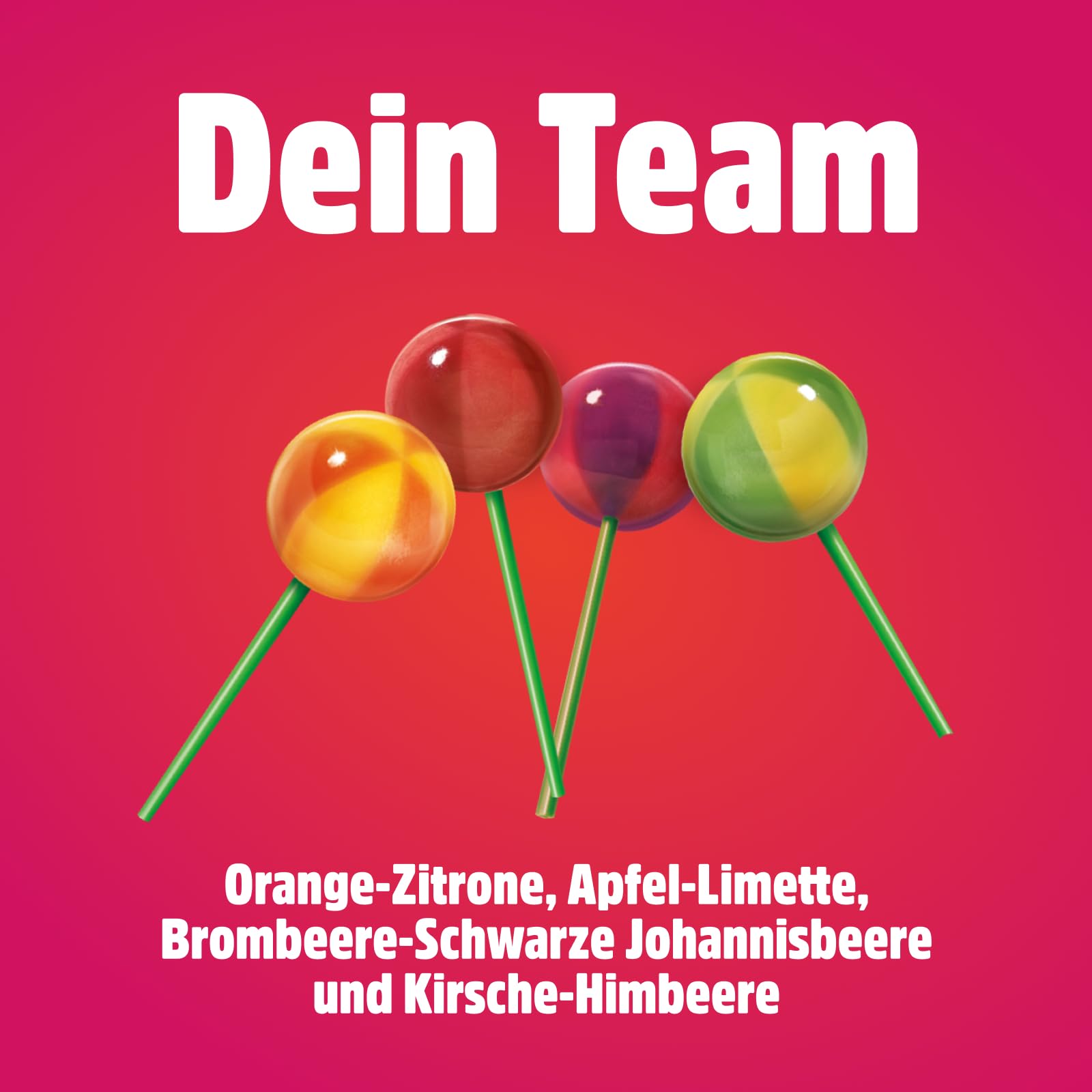 nimm2 Lolly – Fruchtige Lutscher in vier unterschiedlichengeschmackskombinationen zum Naschen für dieganze Familie – (1 x 200g Beutel) - 5