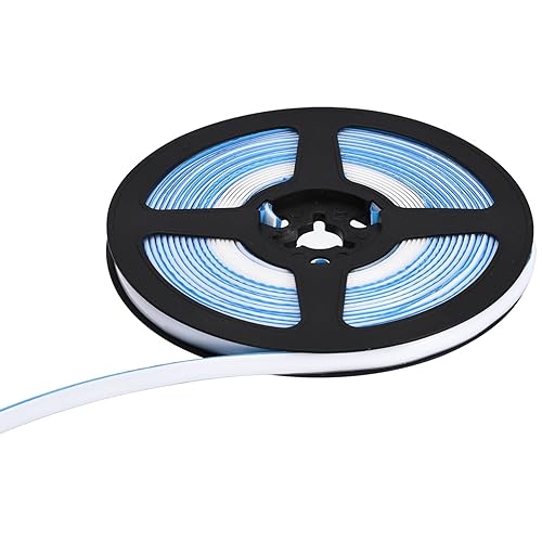 uxcell Moldura flexible autoadhesiva, 20 pies de moldura de techo para despegar y pegar, cinta decorativa de sellado de tira de calafateo para