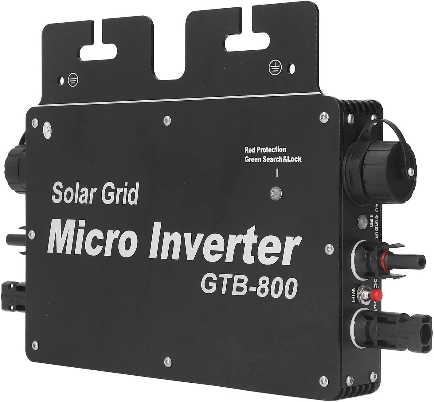 Micro Onduleur Solaire Grille Tie Inverter 800W WiFi Contrôle Micro Onduleur Solaire Onduleur Contrôleur DC À AC 120 230V Auto Identification IP65 Étanche Micro Onduleur