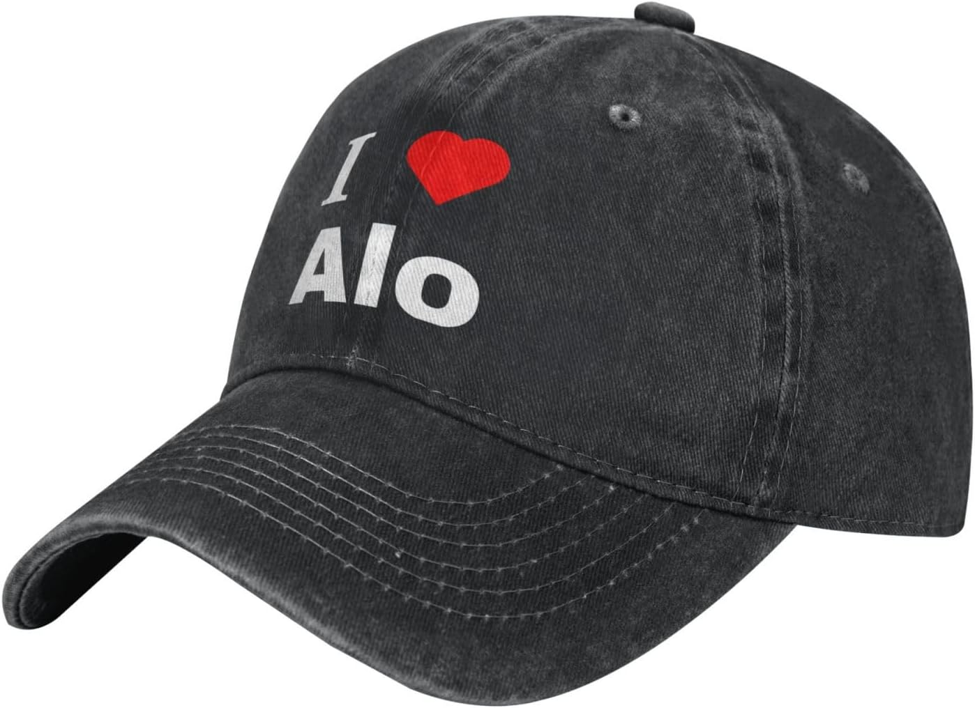 I Love Alo Baseball Cap for Women Men Hat Adjustable Trucker Dad Hats Vintage Cotton