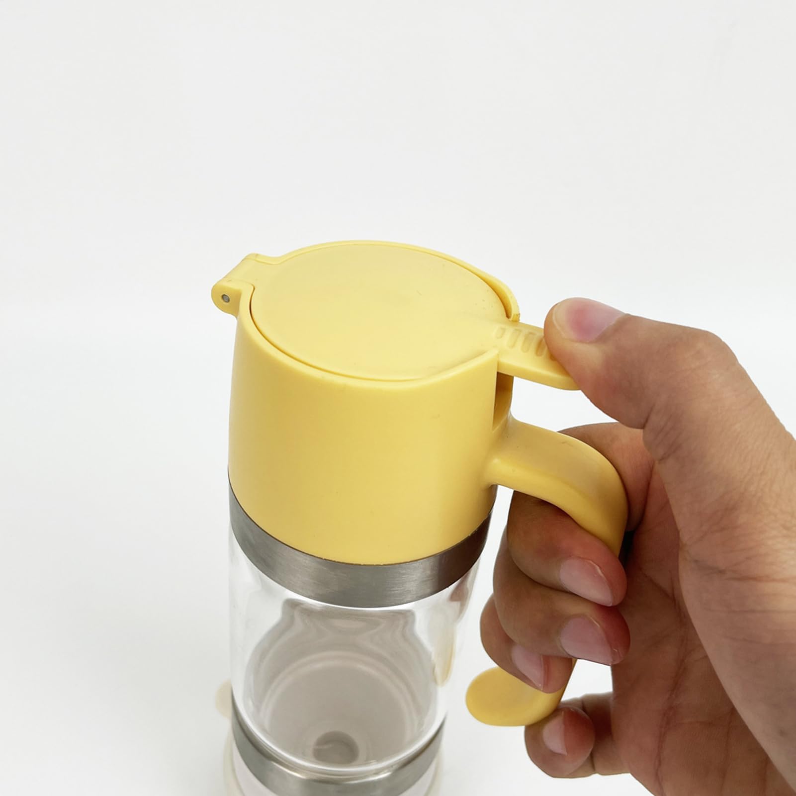 Dispensador de miel, diseño sin goteo con asa, ideal para jarabe de arce, salsas y aderezos, estructura higiénica para cocina, bar y catering