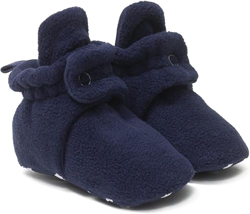 RO + ME Botines antideslizantes para bebé con suela antideslizante para bebéniño, niñas, niños, unisex, 0-18 meses