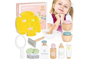 Enchanted Wooden Skincare Playset: Nurture Creativity and Imagination