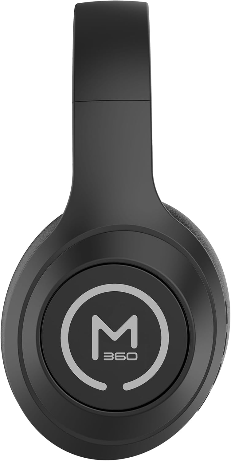 Morpheus 360 Comfort Plus Wireless Over-Ear Headphones - Bluetooth Headset with Microphone - 10H Playtime - HP6500B (Black)