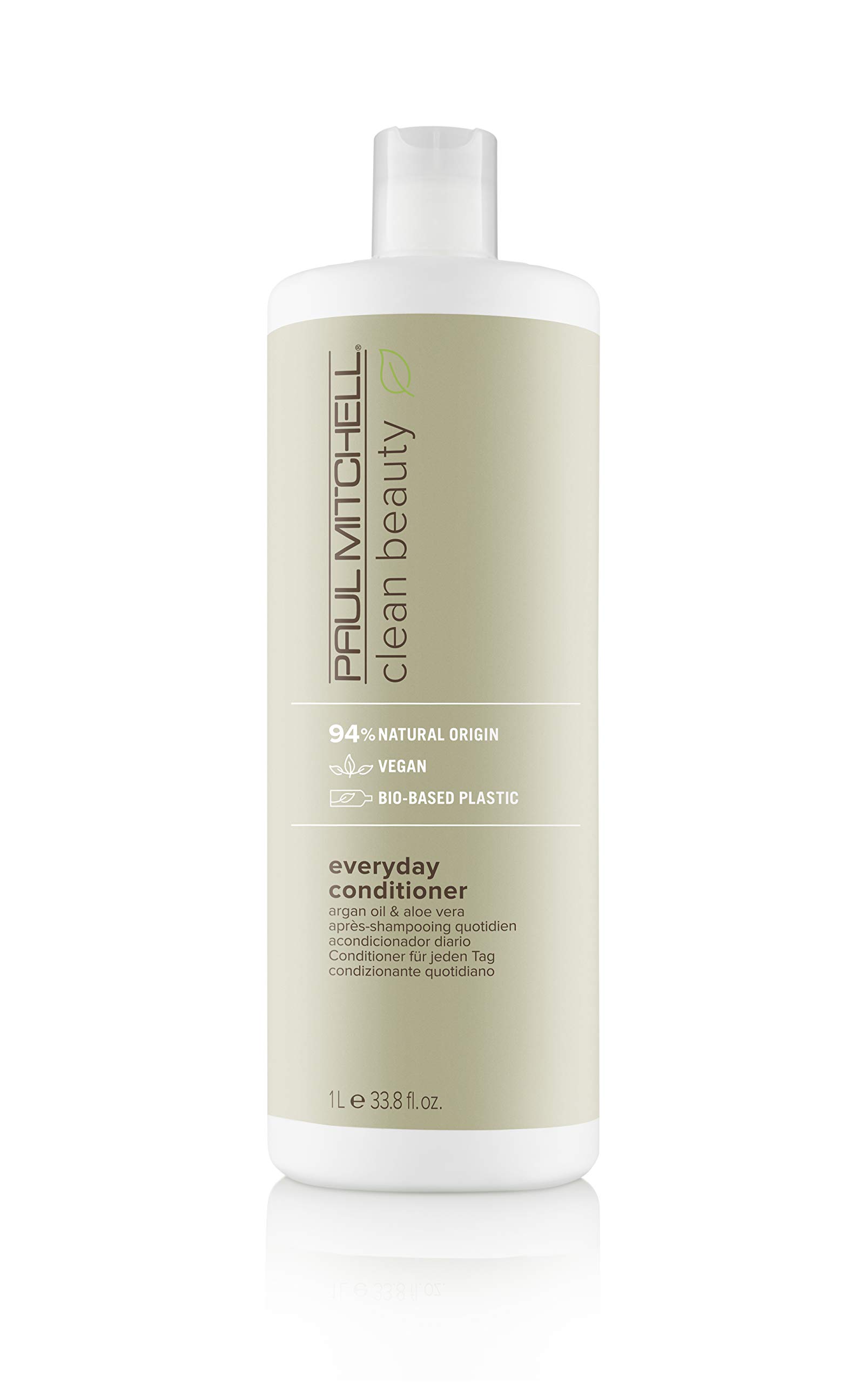 Paul Mitchell Clean Beauty Everyday Conditioner Ultra-Rich Formula, Improves, Elasticity For All Hair Types, 33.8 fl. oz