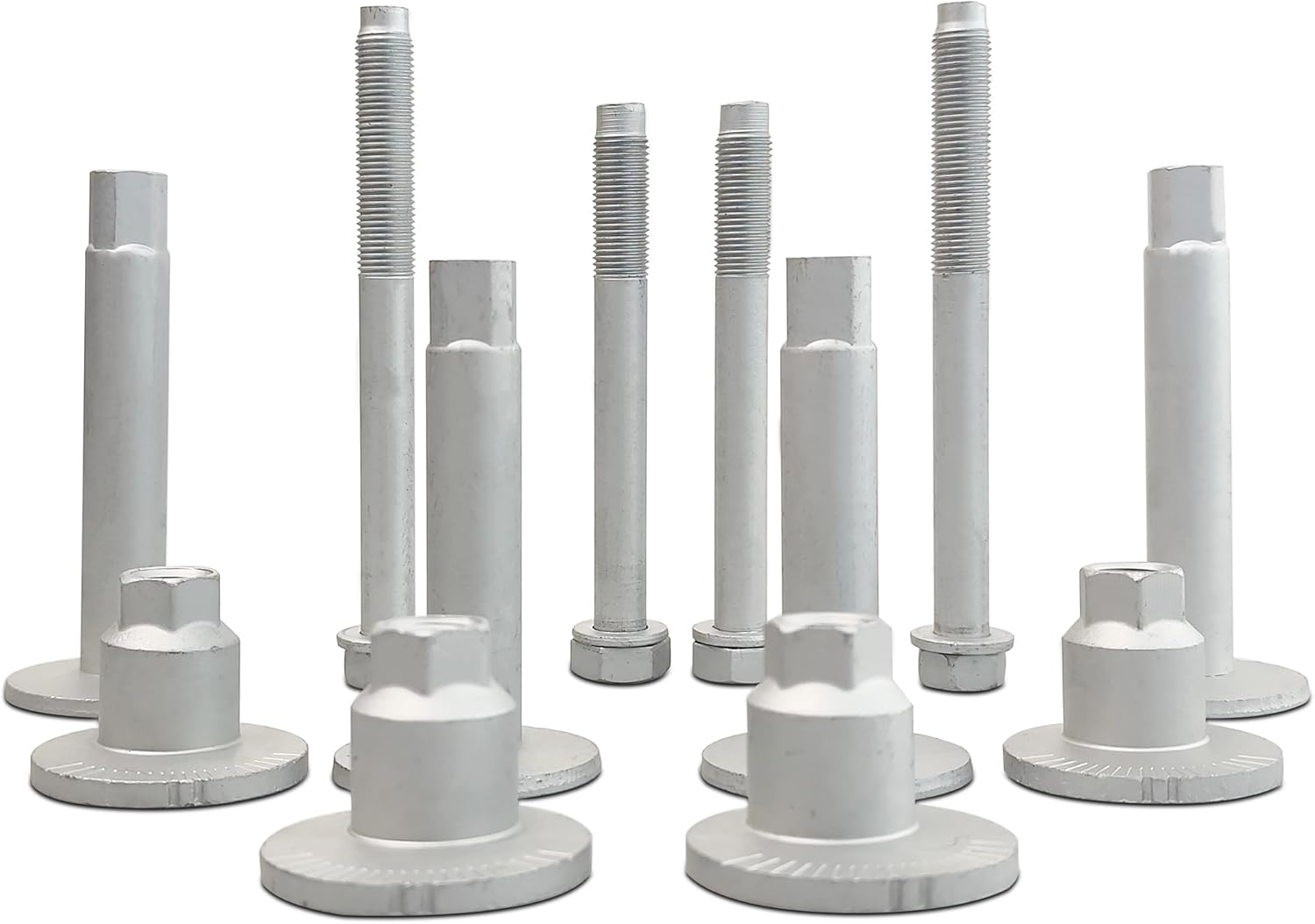 Front Suspension Camber Toe Adjustment Bolts,Lower Control Cam Plate Toe Alignment Bolts Fit for Toyota 2000-2006 Tundra, 2001-2007 Sequoia (Pack of 4)