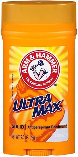 ARM & HAMMER ULTRAMAX Anti-Perspirant Deodorant Invisible Solid Unscented 2.60 oz (Pack of 2)