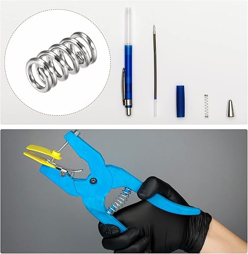 Miniatura 59 de METALLIXITY Resortes de compresión (0.020 x 0.118 in de diámetro exterior, 0.787 in de longitud libre) 20 unidades, resorte de extensión de acero