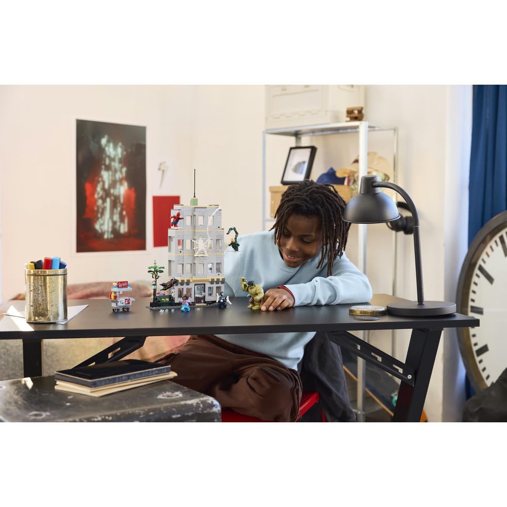 LEGO | Marvel Epickie starcie: Spider-Man kontra Hulk 76350 | Zabawka dla 8-latka, 6 postaci Marvel z filmu, prezent dla fana Spider-Mana, zestaw klocków dla dzieci, 534 elementy