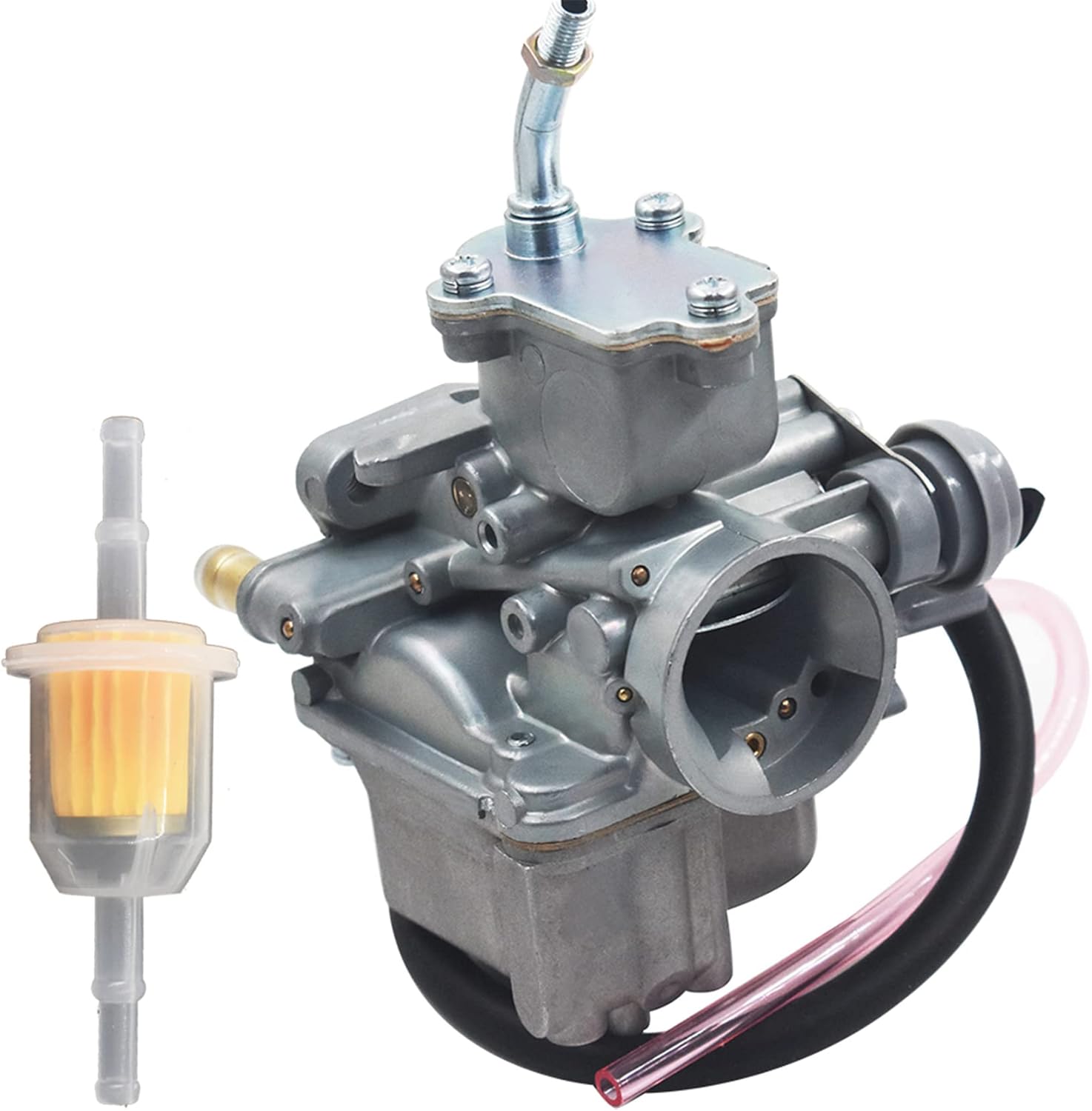 Silscvtt Carburetor Replacement for Yamaha Raptor 50 YFM50 2004 YFM50R 2005-2008 Raptor 80 2002-2008 Moto-4 80 1985-1993 Champ 100 YFM100 1987-1991