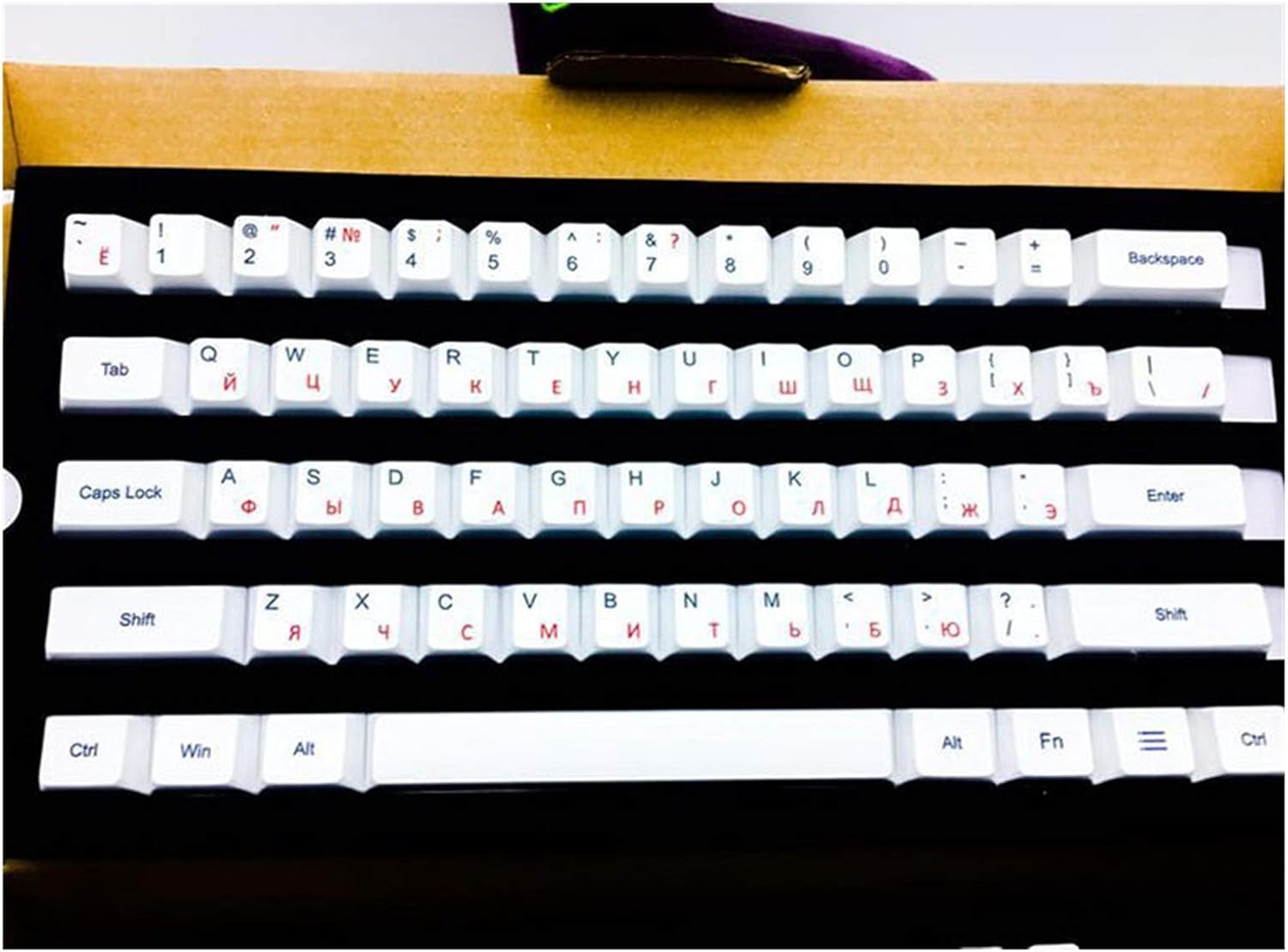 108 Keys/Set PBT DyeSublimation Key Caps Original Factory Height Mechanical