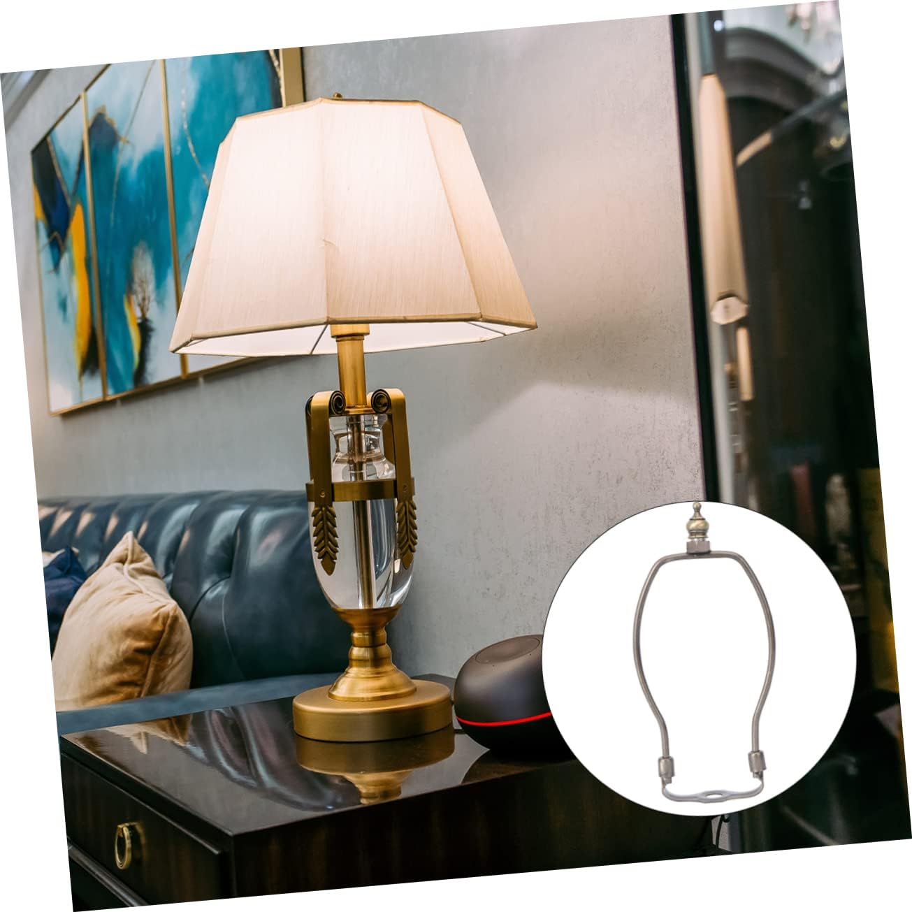 DOITOOL 10pcs Decorative Lampshade Fitter Lampshade Bracket Lamp Finials for Home Decor Random Style