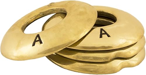 Miniatura 2 de Saving Shepherd Juego de cotizaciones de latón macizo de lujo, juego de lanzamiento de anillos para exteriores Amish Ejecutivo Amish hecho a mano en