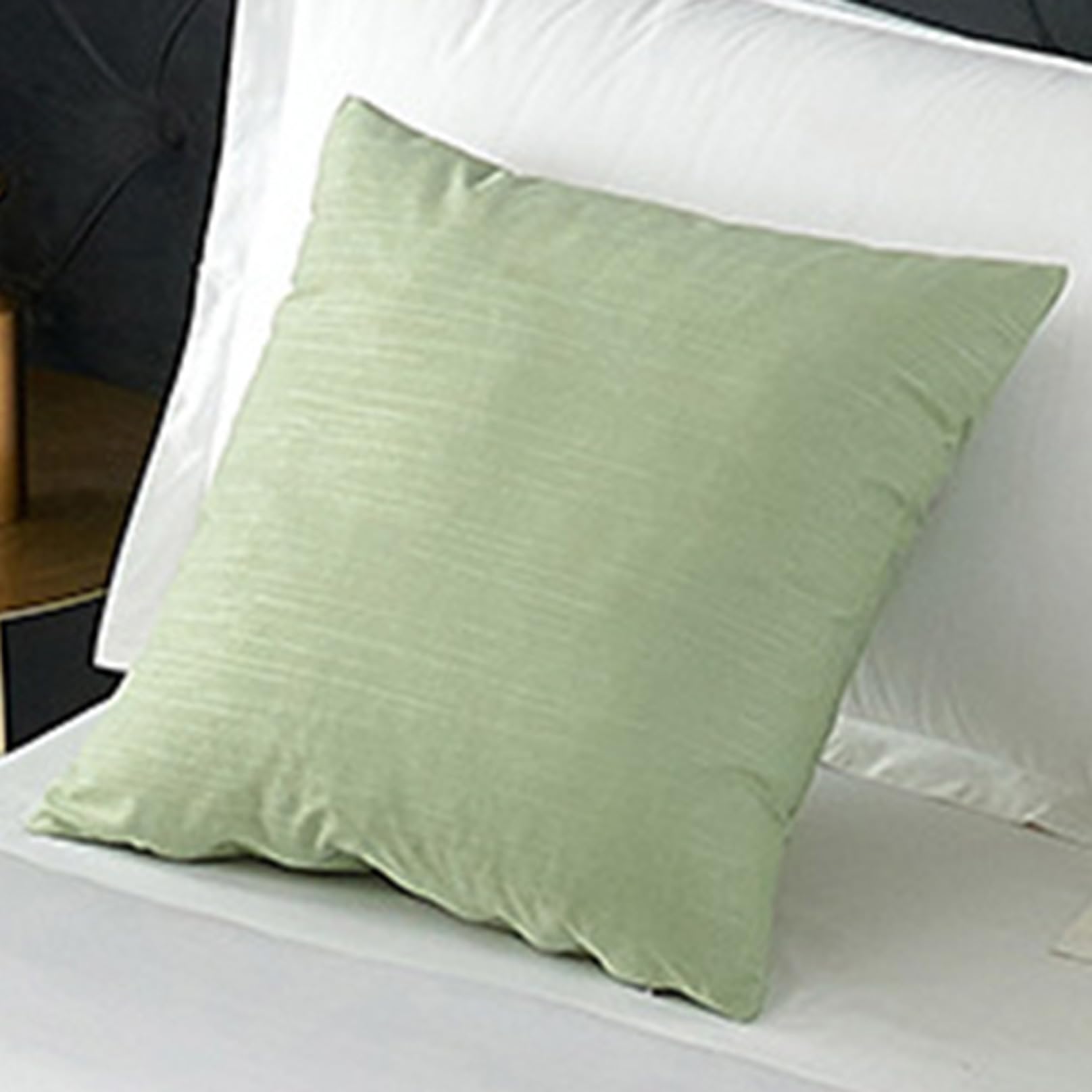 TTiiLoe 50x50cm Cushion Covers, Square Throw Pillow Case with Invisible Zipper Home Decor Pillowcase for Sofa Bedroom Couch Chair Car Seat, Green