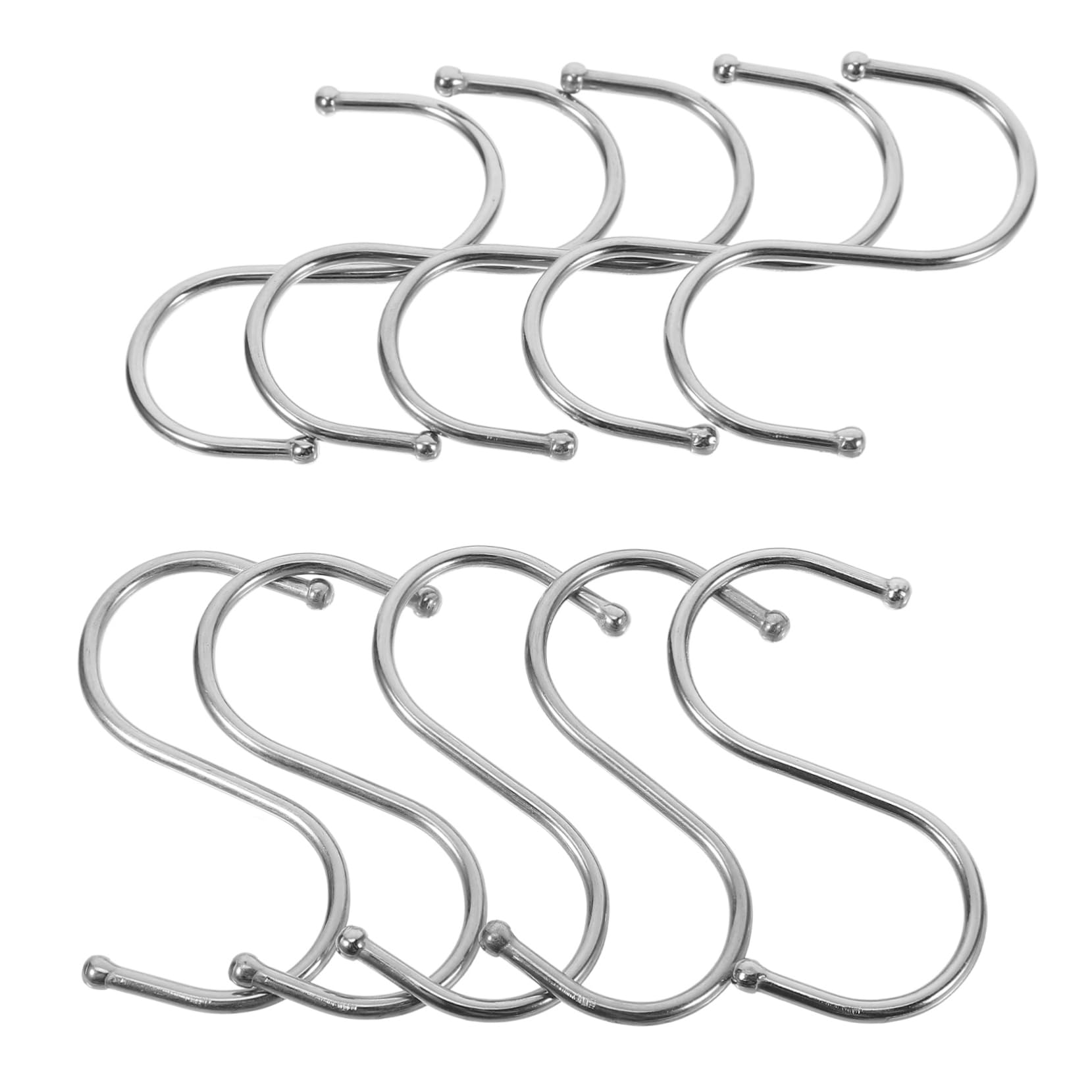 BESPORTBLE 10pcs S Shaped Hooks for Multi Use Hanging Durable Plant Hangers for Use for Balcony Garden and Bonsai Displays